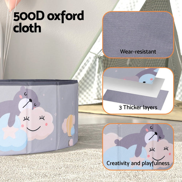 Keezi Kids Ball Pool Pit Toddler Ocean Play Foldable Child Playhouse Storage Bag - RnR Galore
