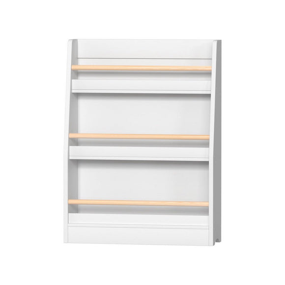 Keezi Kids Bookshelf 3 Tiers Storage Children Bookcase Organiser Display Shelf - RnR Galore