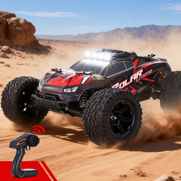 Keezi Kids Remote Control Car Off - Road Truck with Lights Electric Vehicle Toys - RnR Galore