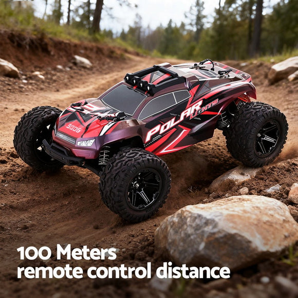 Keezi Kids Remote Control Car Off - Road Truck with Lights Electric Vehicle Toys - RnR Galore