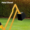 Keezi Kids Ride On Car Digger Bulldozer Sandpit Play Toys Rotate Seat Yellow - RnR Galore