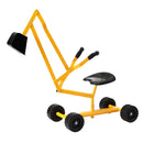 Keezi Kids Ride On Car Digger Bulldozer Sandpit Play Toys Rotate Seat Yellow - RnR Galore