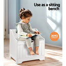 Keezi Kids Toy Box Chest Children Storage Clothes Toys Organiser Square - RnR Galore
