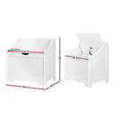Keezi Kids Toy Box Chest Children Storage Clothes Toys Organiser Square - RnR Galore