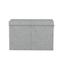 Keezi Large Toy Box Chest Storage with Flip-Top Lid Foldable Organizer Bins Grey - RnR Galore