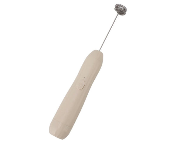 Khaki Rechargeable Milk Frother, Coffee Mixer for Lattes & Hot Chocolate - RnR Galore