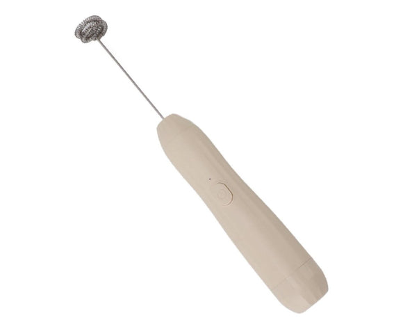 Khaki Rechargeable Milk Frother, Coffee Mixer for Lattes & Hot Chocolate - RnR Galore