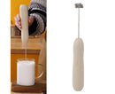 Khaki Rechargeable Milk Frother, Coffee Mixer for Lattes & Hot Chocolate - RnR Galore
