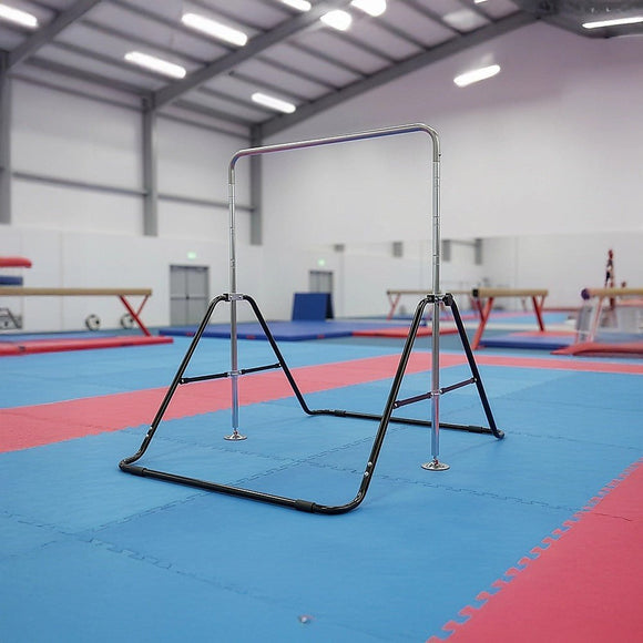 Kids Gymnastics Bars Training Horizontal Bar Monkey Kip Bar Black - RnR Galore