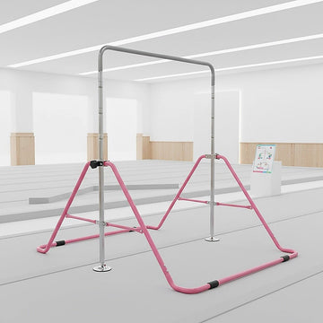 Kids Gymnastics Bars Training Horizontal Bar Monkey Kip Bar Pink - RnR Galore