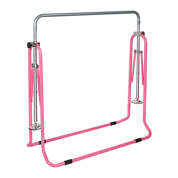 Kids Gymnastics Bars Training Horizontal Bar Monkey Kip Bar Pink - RnR Galore