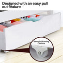 Kingston Slumber Trundle Under Bed Storage Drawers, 2 Pieces, White - RnR Galore