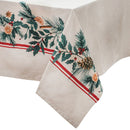 Ladelle 100% Cotton Evergreen Festive Christmas Holiday Tablecloth 150 x 300 cm - RnR Galore