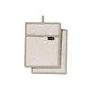 Ladelle Eco Recycled Natural Set of 2 Pot Holders 19 x 24 cm - RnR Galore
