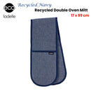 Ladelle Eco Recycled Navy Double Oven Mitt 17 x 89 cm - RnR Galore