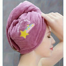 Ladies' Soft Quick - Dry Shower Cap Towel - Delicate Embroidery, Essential for a Refreshing Bath（yellow） - RnR Galore