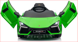 Lamborghini Revuelto Licensed Ride on 12V Remote Control Power Battery Car With Scissor door – Green - RnR Galore