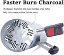 Large Chimney Starter Firewood Quick Rapid Charcoal Lighter Stove For Barbecue - RnR Galore