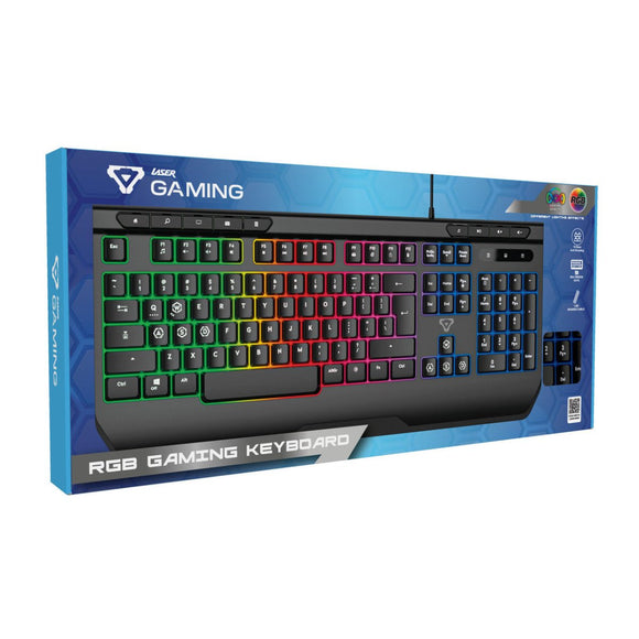 Laser RGB Gaming Keyboard with Anti - Ghosting Keys - RnR Galore