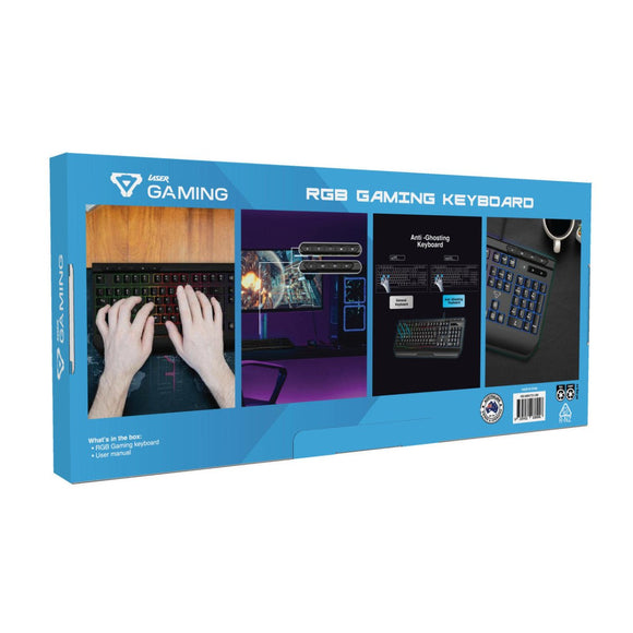 Laser RGB Gaming Keyboard with Anti - Ghosting Keys - RnR Galore