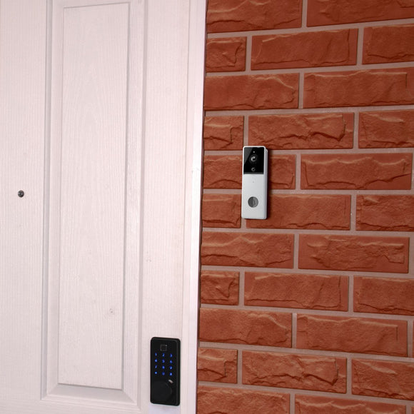 Laser Smart Full HD Video Doorbell White with Chime - RnR Galore