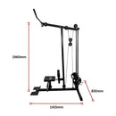 Lat Pulldown Low Row Fitness Machine – Home Gym Strength Trainer - RnR Galore
