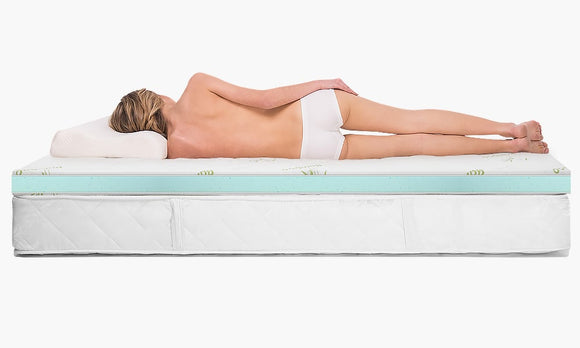 Laura Hill Cool Gel Memory Foam Mattress Topper - King Single - RnR Galore