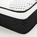 Laura Hill Double Mattress Bed Size Euro Top Topper 5 Zone Spring Foam 32cm - RnR Galore