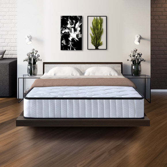Laura Hill King Single Size Mattress Pocket Spring High Density Foam For Bed - RnR Galore