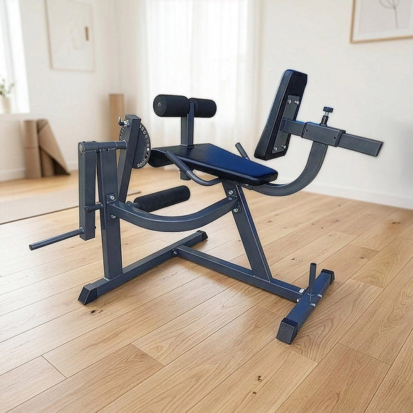 Leg Extension Curl Machine – Adjustable Home Gym Quad & Hamstring Workout Bench - RnR Galore