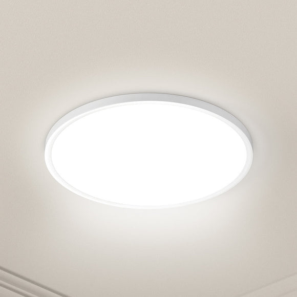 Leier Ceiling Light LED Round 42W Ultra - THIN 5CM Oyster Lamp Modern Cool/Warm - RnR Galore