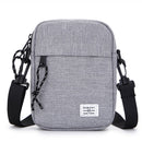 Light Grey Mini Streetwear Oxford Cloth Crossbody Bag - Ultra - Light (200g) Fashion Sling Pack, Fits 8 - inch Tablet - RnR Galore