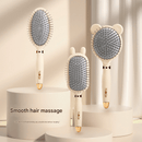 Little Bear Comb Soft Touch Air Cushion Hair Brush with Built - in Cleaning Claw Detangling Massage Comb for Wet and Dry Hair Gentle Scalp Care - RnR Galore
