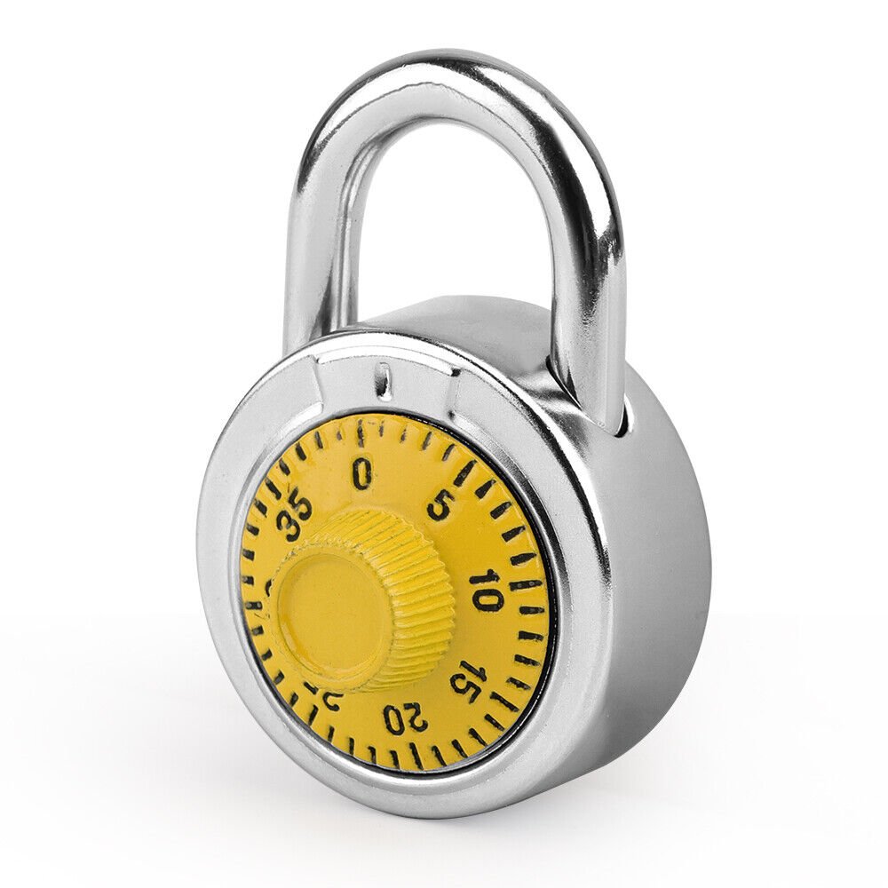 Lock Dial Combination Lock Gym Sports Locker Toolbox Case School ...
