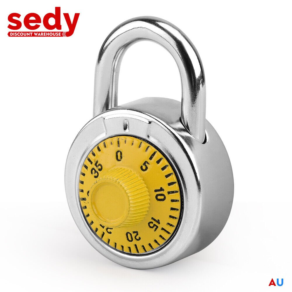 Lock Dial Combination Lock Gym Sports Locker Toolbox Case School ...