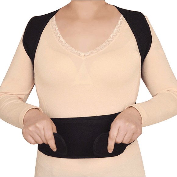 Lower Back Brace Unisex Posture Corrector Lumbar Support - Medium - RnR Galore
