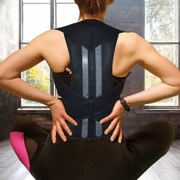 Lower Back Brace Unisex Posture Corrector Lumbar Support - Medium - RnR Galore