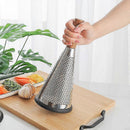 Manual Food Processor - Grater, Grinder & Slicer with Wooden Handle 27cm - RnR Galore