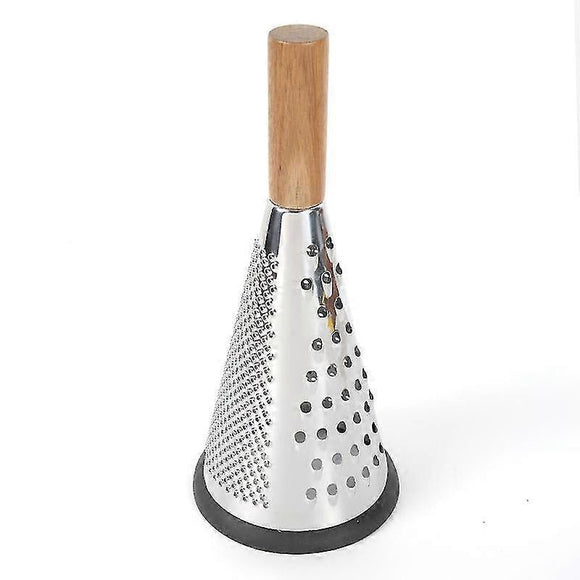 Manual Food Processor - Grater, Grinder & Slicer with Wooden Handle 27cm - RnR Galore
