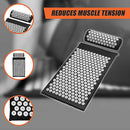 Massage Acupressure Yoga Mat With Pillow Sit Mats Cut Pain Stress Soreness - RnR Galore