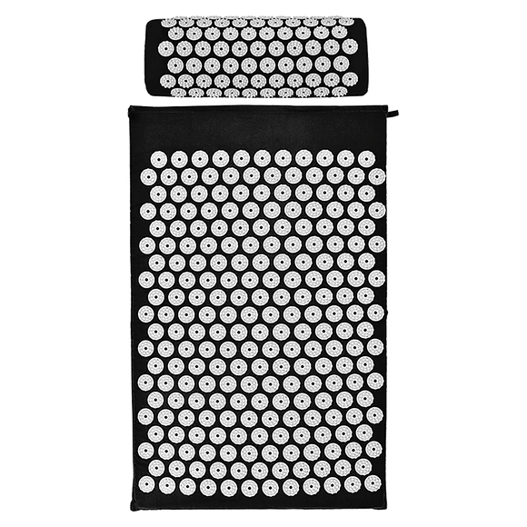 Massage Acupressure Yoga Mat With Pillow Sit Mats Cut Pain Stress Soreness - RnR Galore