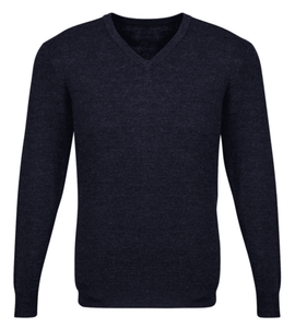 Mens Advatex Varesa Wool Pullover Jumper Cardigan - Navy - L - RnR Galore