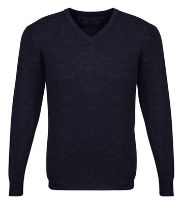 Mens Advatex Varesa Wool Pullover Jumper Cardigan - Navy - L - RnR Galore