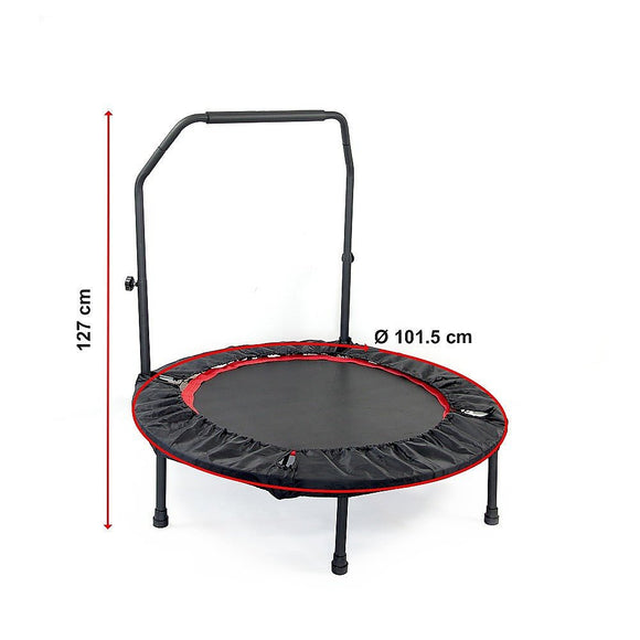 Mini Rebounder Trampoline with Adjustable Handle – Fitness Bounce Trainer - RnR Galore