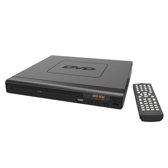 Mini - Size DVD Player (Black) w/ Multi - Region Set - up & Compact Size - RnR Galore