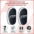 MMA Kick Boxing Pads Curved Strike Shield Muay Thai Punching Focus Pad - RnR Galore