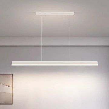 Modern Minimalist Trapezoid Pendant Light Adjustable LED Bar Light White - RnR Galore