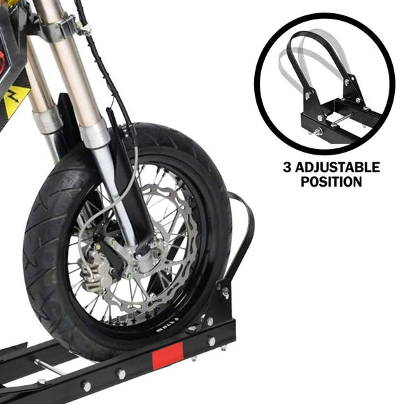 Motorcycle Motorbike Carrier Rack Towbar Arm Rack Dirt Bike Ramp Brake Lights - RnR Galore