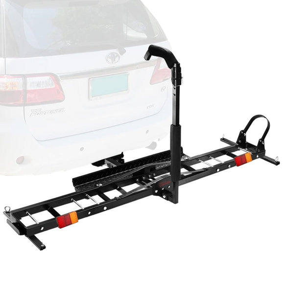 Motorcycle Motorbike Carrier Rack Towbar Arm Rack Dirt Bike Ramp Brake Lights - RnR Galore