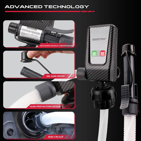 Multipurpose Fuel Transfer Pump Battery Powered Gasoline Hose Transfer Pump Au - RnR Galore